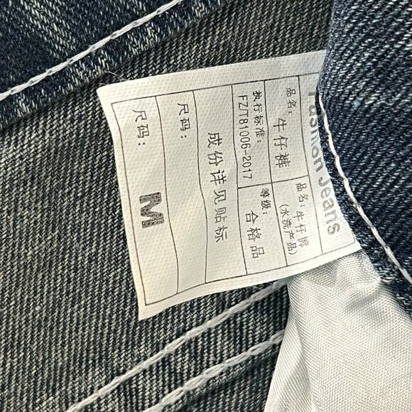 Fashion Jeans A-Line Midi Blue Demin Skirt Y2K 90s Boho Hippie Small - Picture 9 of 9